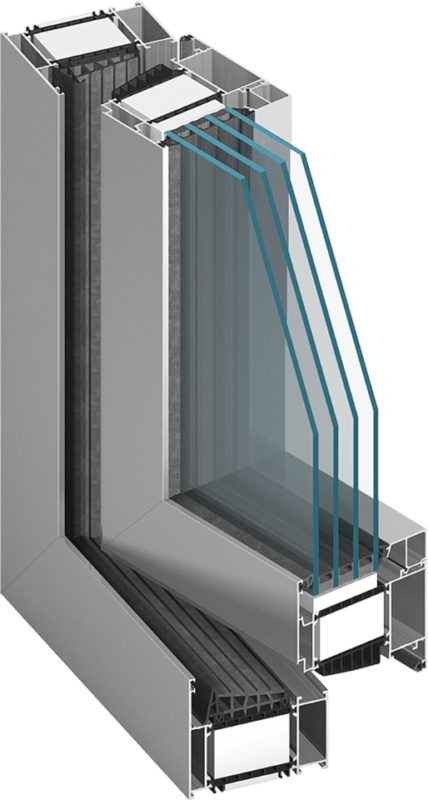 Aluprof MB-104 Passive Aluminium Window System