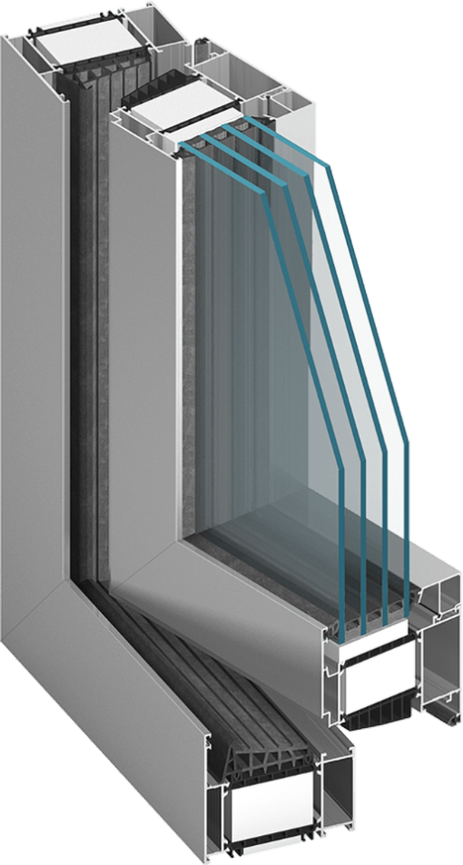 Aluprof MB-104 Passive Aluminium Window System