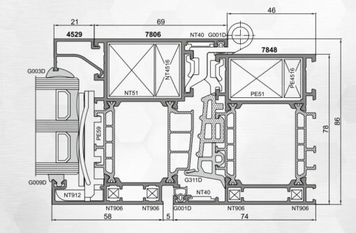 Ponzio PE78N Aluminium Window System - Image 4