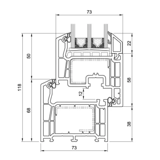 Salamander bluEvolution 73 PVC Window System - Image 3